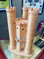 Hand Crafted Historical Broadway Cotswolds Tower Wooden ART Model