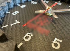 Genuine F1 Brake Disc Clocks with Carbon Fibre Face Formula One