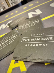 THE MAN CAVE BROADWAY / Beer / TMC Slate Coaster