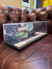 Johnny Herbert Signed 1:18 Scale Jaguar F1 Car Display Piece