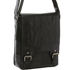 Men’s Leather Messenger Flight Bag 8342