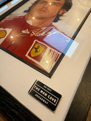 Fernando Alonso Signed Framed Photograph