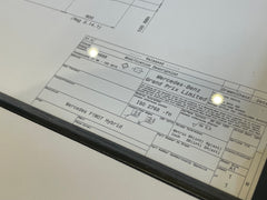 Merc F1 Framed Blueprint Prints