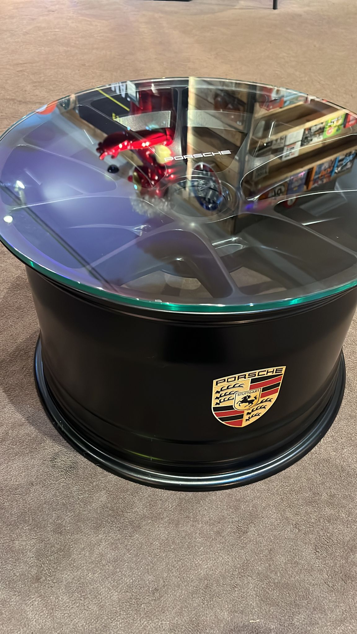 Genuine Porsche 911 Carrera Cup Wheel Table