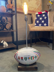 Six Nations Rugby Ball Lamp