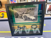 Jack Brabham Signed 1966 BT19 1:24 Scale Race Car Display Piece