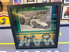 Jack Brabham Signed 1966 BT19 1:24 Scale Race Car Display Piece