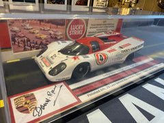 David Piper Signed Porsche 917K ‘Lucky Strike’ 1:18 Scale Display Piece