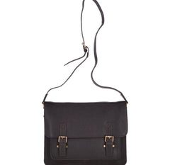 VEGAN LEATHER MESSENGER LAPTOP BAG (Brown Josh)