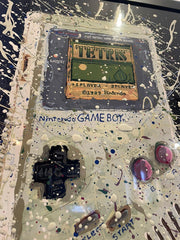 Hand Painted Original Gameboy on Carbon Fibre