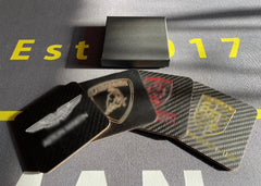 Genuine Carbon Fibre Supercar Coasters