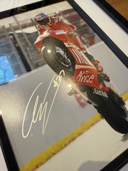 Casey Stoner Ducati Signed Framed Photograph