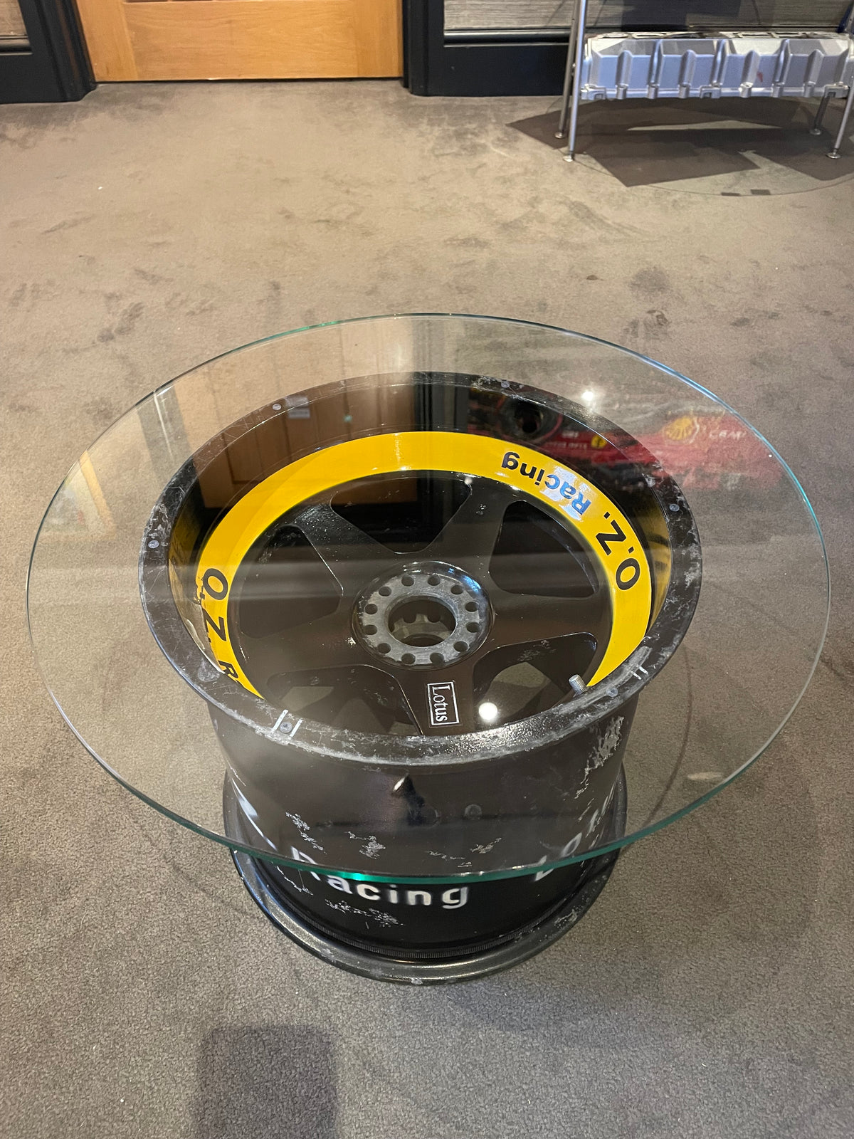 Lotus 99T F1 Wheel Table - Senna or Nakajima