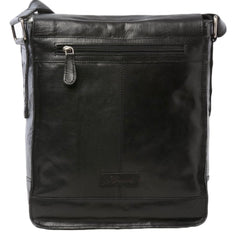 Men’s Leather Messenger Flight Bag 8342