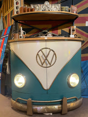 Camping Van Man Cave Bar with Shelving