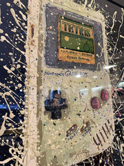 Hand Painted Original Gameboy on Carbon Fibre