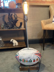 Six Nations Rugby Ball Lamp
