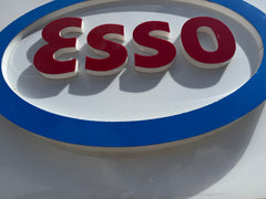 HUGE Original Esso Petrol Forecourt 3D Sign