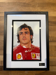Fernando Alonso Signed Framed Photograph