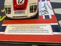Jacky Ickx & Brian Redman Signed 1:18 Essex Porsche 936 Display Piece