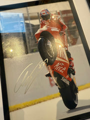 Casey Stoner Ducati Signed Framed Photograph