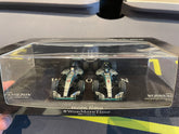 Genuine Minichamps Mercedes AMG F1 Hamilton - Rosberg W06 2015 1:43 Boxed Set