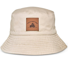 DIDDLY SQUAT FARM LISA’S GREEN / OATMEAL BUCKET HAT Clarkson's Farm