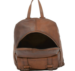 LEATHER VINTAGE WASH BACKPACK