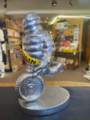 VINTAGE TYRE STYLE Man with Tyre