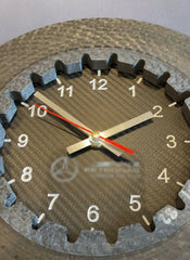 Genuine F1 Brake Disc Clocks with Carbon Fibre Face Formula One