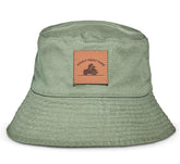DIDDLY SQUAT FARM LISA’S GREEN / OATMEAL BUCKET HAT Clarkson's Farm