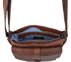 Men’s Leather Crossbody Messenger Bag