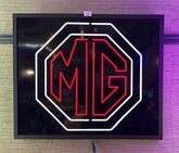 RARE RETRO MG LIGHT UP SIGN