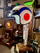 Union Jack Motorcycle Helmet and Damper Lamp