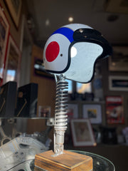 Union Jack Motorcycle Helmet and Damper Lamp
