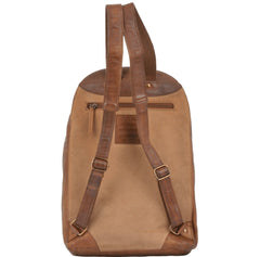 LEATHER VINTAGE WASH BACKPACK