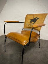 Canvas & Leather Polo Sports Horse Chair