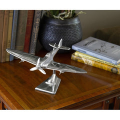 POLISHED ALUMINIUM AVIATION/ PLANE MODELS / SPITFIRE / LANCASTER / BOMBER / VULCAN / CONCORDE