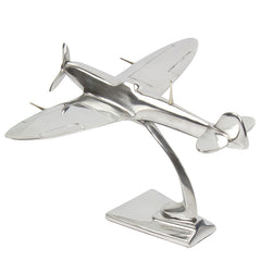 POLISHED ALUMINIUM AVIATION/ PLANE MODELS / SPITFIRE / LANCASTER / BOMBER / VULCAN / CONCORDE