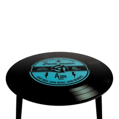 Glass Funky Record Table