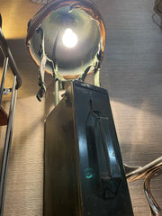 Upcycled Army Helmet Lamp