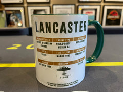 AIRCRAFT MUG / VULCAN / SPITFIRE / LANCASTER / RED ARROWS