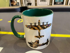AIRCRAFT MUG / VULCAN / SPITFIRE / LANCASTER / RED ARROWS