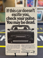 Retro CAR ADVERT ART TIN SIGNS