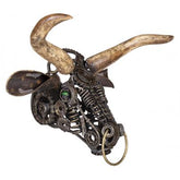 UPCYCLED RETRO METAL BULL BUFFALO