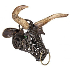UPCYCLED RETRO METAL BULL BUFFALO