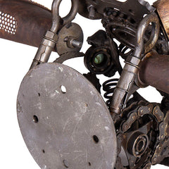 UPCYCLED RETRO METAL BULL BUFFALO