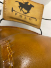 Canvas & Leather Polo Sports Horse Chair