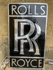 HUGE LARGE Cast Aluminium Painted SUPERCAR Signs LIGHTER THAN CAST IRON