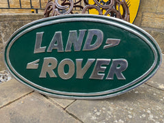 HUGE LARGE Cast Aluminium Painted SUPERCAR Signs LIGHTER THAN CAST IRON